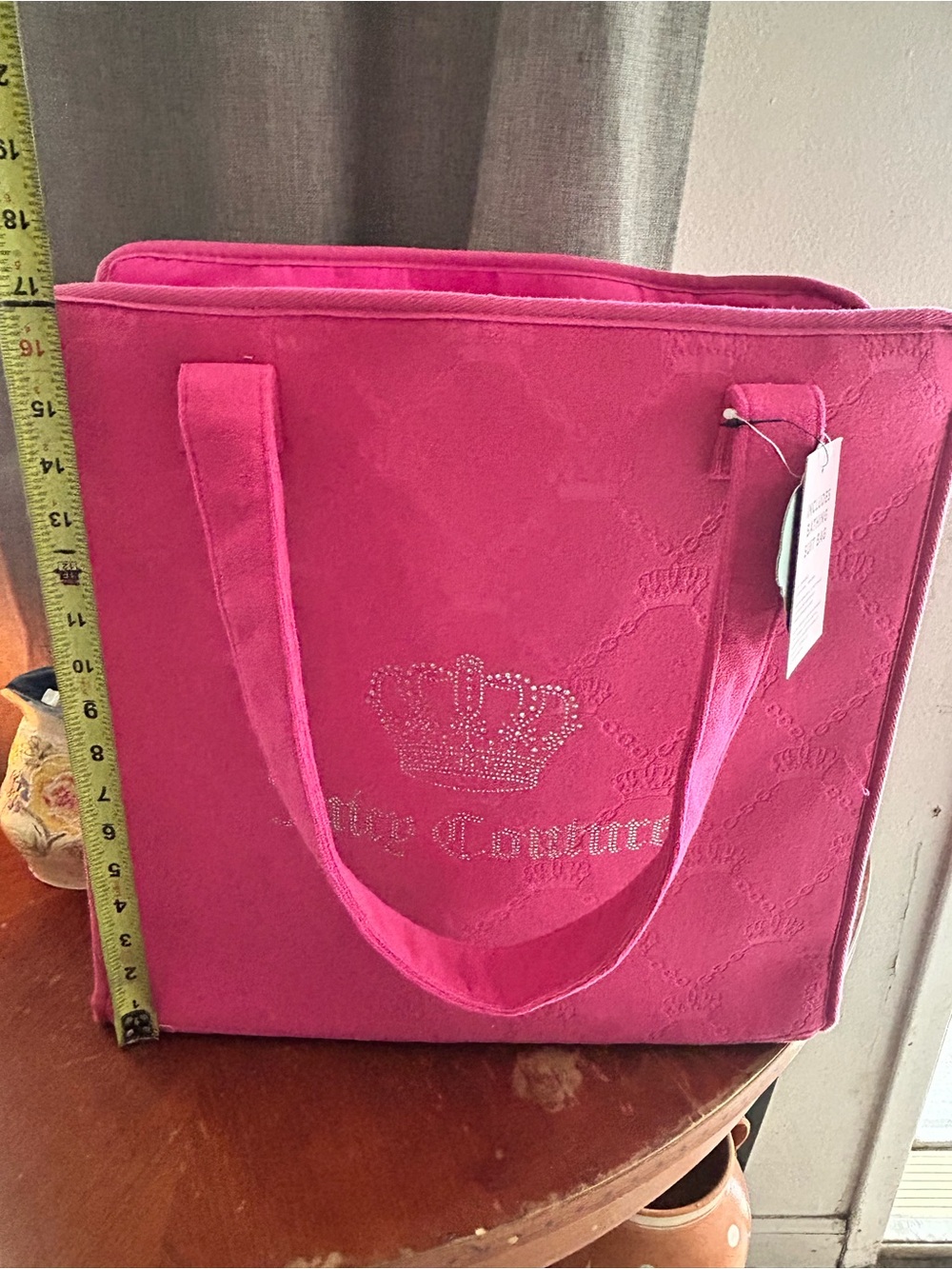 Juicy Couture Pink Logo Tote Bag